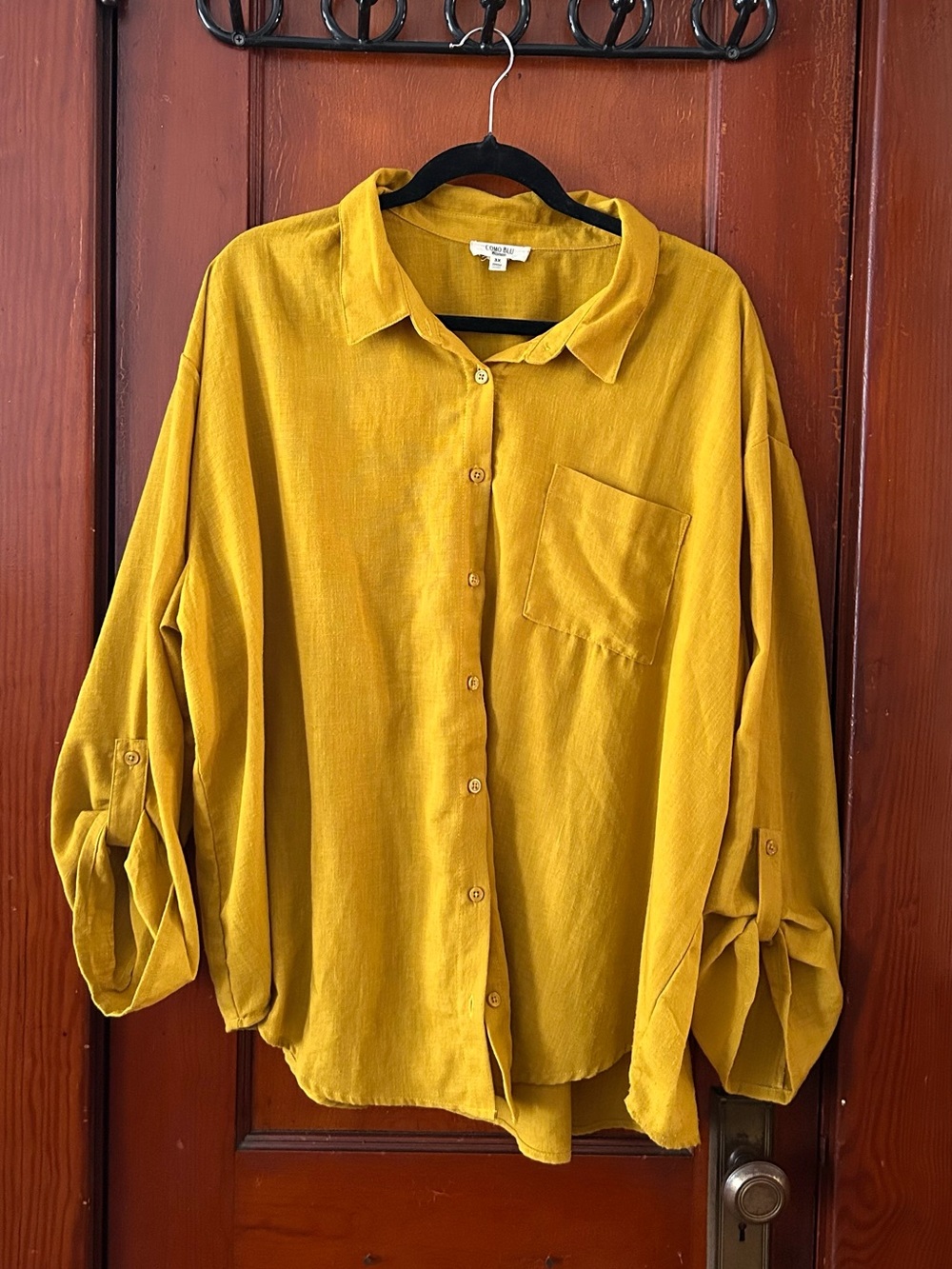 Womenβs Relaxed Button-Up Shirt